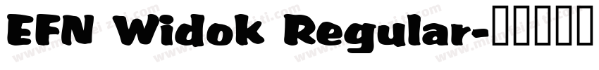 EFN Widok Regular字体转换